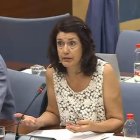 Parlamentarios en la Comisión de Fomento de ayer.