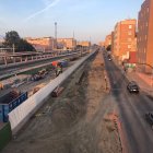 Obras en la carretera Sierra Alhamilla.