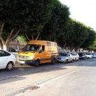 Atasco en las inmediaciones de carretera de Sierra Alhamilla.