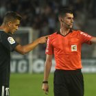 Corpas y Moreno en el partido de El Arcángel.