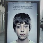Campaña contra el maltrato infantil.