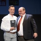 Pablo Jaramillo con Pascual Gualda delegado de la ONCE en Almería.