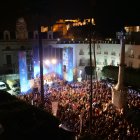 Gran ambiente en la Plaza Vieja en la fiesta por la Capitalidad Gastronómica.
