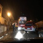 Los efectivos, trabajado en el lugar del suceso.