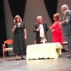 Escena de la obra representada este miércoles en el Teatro Apolo, en el marco del PETA.