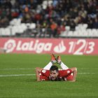 Álvaro Giménez es uno de los fijos en el once del Almería.