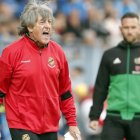 Enrique Martín Monreal dirigiendo al Nástic.