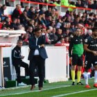 Fran en el Nou Estadi.