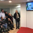 Los candidatos escuchan con gesto serio el escrutinio de los datos de Almería.