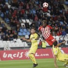 Sekou remata a gol ante el Valladolid.