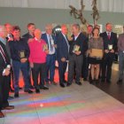 Galardonados en la fiesta anual de autoescuelas.