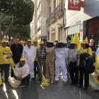 Protesta de los apicultores de Almería y Granada en el Paseo