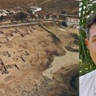 Vista publicada en la revista Axarquía de las excavaciones en Baria en 2004. El solar de Villaricos S.L. estaba fuera de la valla.