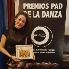 La bailaora almeriense muestra su reconocimiento.