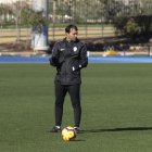 Fran Fernández en el campo Anexo.
