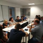 Reunión en el seno de la formación de Izquierda Unida en la capital almeriense.