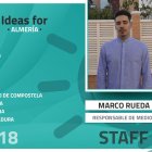 El periodista Marco Rueda, responsable de medios de Ideas For Almería.