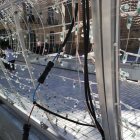 El túnel de luz ha sido víctima de un acto vandálico.