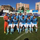 Los celestes dispuestos a vencer.
