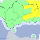 Almería, Granada y Jaén estarán este jueves en alerta amarilla.