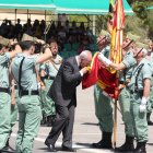 Jura de bandera en la base, en una imagen de archivo.