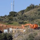 Llegada de la maquinaria para ayudar en las labores de rescate del niño atrapado en el pozo de Totalán / Álex Zea