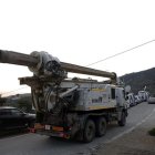 Movimientos de tierra para la construcción de túneles.