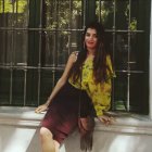 Noelia Cortés, en la Huerta de San Vicente, casa de verano de Federico García Lorca.