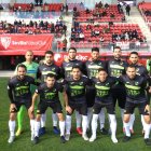 El once ejidense en Sevilla.