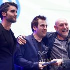 Herrera con uno de los premios de Fical 2018.