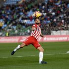 Romera en el partido ante el Numancia.