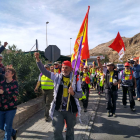 Momento de la llegada de la Desbandá, este sábado, a Almería.