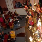 El público premió con una cerrada ovación a la comparsa Los indomables.