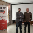 Jesús Muñoz y Pedro Asensio, presidente y vocal de Acción por Almería