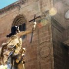 Fragmento del cartel de la Hermandad del Resucitado.