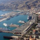 Imagen aérea de la zona del proyecto puerto-ciudad