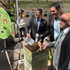 Luis Moreno, Juan José Alonso y Carlos Bejarano en la presentación de la campaña