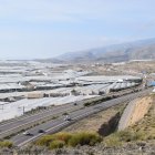 Imagen de la Autovía del Mediterráneo a su paso por el término municipal de Vícar.