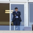 El presidente mira su obra deportiva con tranquilidad.