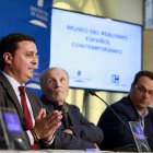 Antonio López, entre Javier Aureliano García y Juan Manuel Martín Robles.