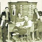 Antiguos redactores que daban vida a las páginas del periódico más veterano de la provincia.