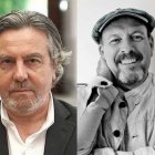 Felipe Benítez Reyes y Javier Ruibal, en un mano a mano este jueves en Vícar.