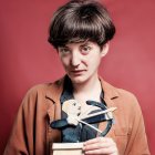 Laia Arqueros con una de sus creaciones (Foto: Fran Úbeda Llorente).