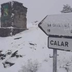 Nevada este Jueves Santo en el término municipal de Gérgal. (foto: @josestormchaser)