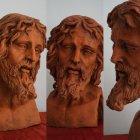 Busto realizado por Jesús Latorre como boceto para Nuestro Padre Jesús de la Clemencia.