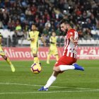 Luis Rioja en acción.