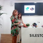 Isabel Jiménez, esta mañana en la sede de Almería 2019.