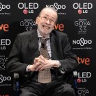 Chicho Ibáñez Serrador, en la fiesta de nominados de los Goya.