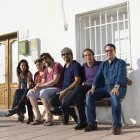 Rodaje El paisaje de Las Salinas de Cabo de Gata cautiva a los actores de la cinta La voz