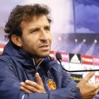 Luis Milla en su etapa en el Zaragoza.